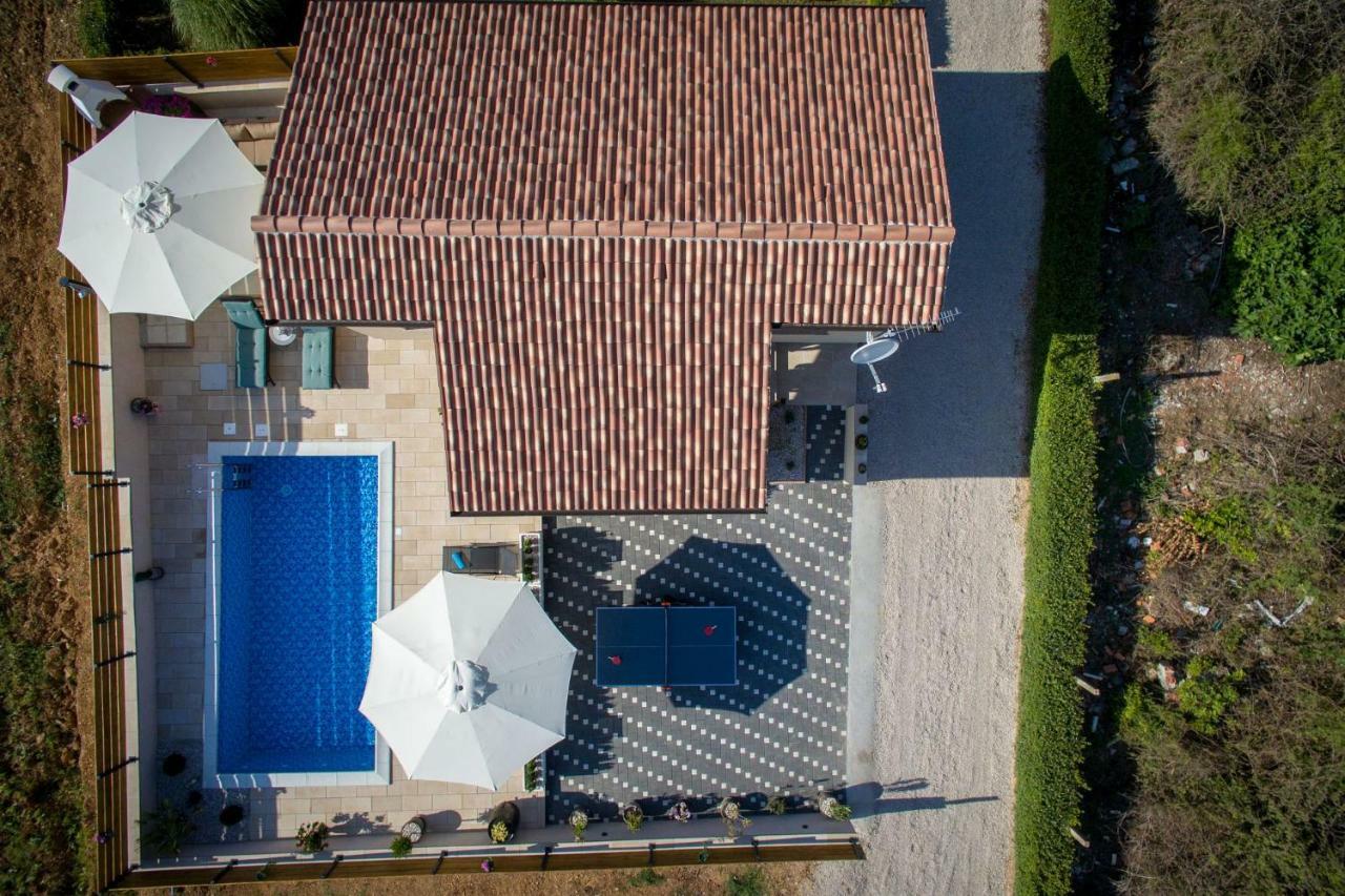 Punta Garden Pool House Villa Posedarje Bagian luar foto